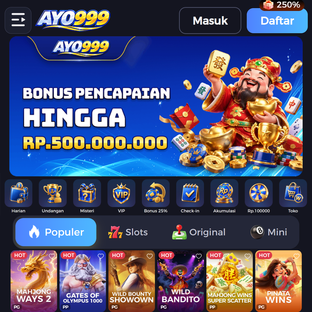 AYO999 - Portal Hiburan Game Online Mobile Resmi & Terpercaya